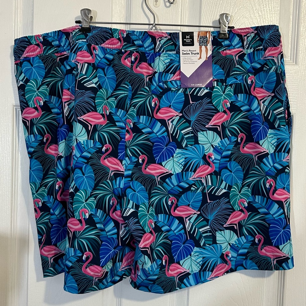 Member’s Mark Flamingo Print Swim Trunks XXL - Picture 5 of 5